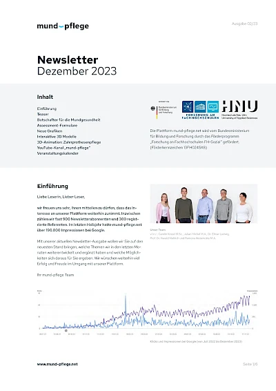 Newsletter Dezember 2023