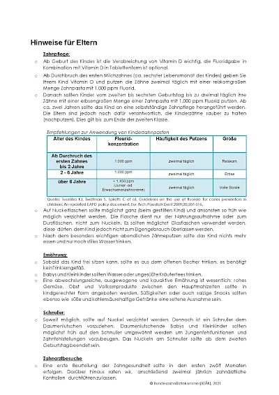 Säuglinge & Kinder Besondere Literaturtipps Hinweise für Eltern