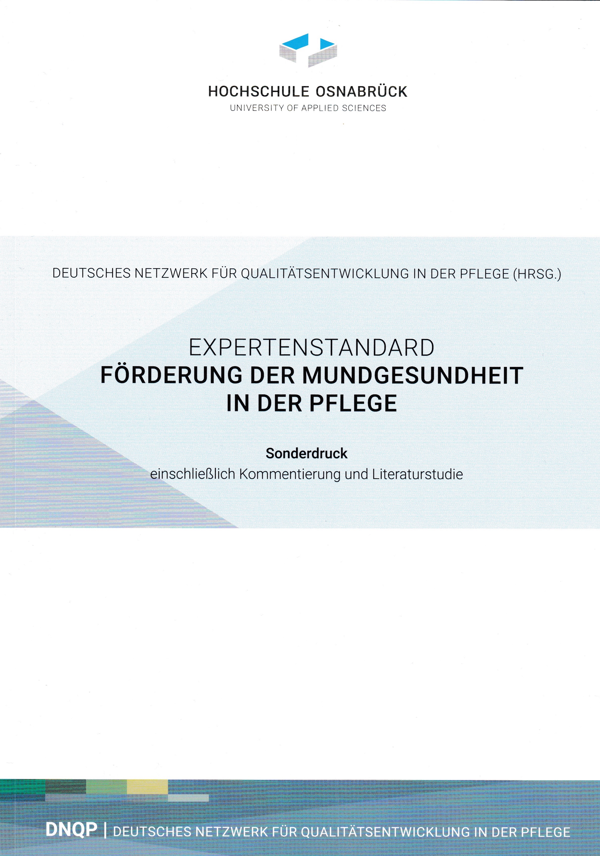 Expertenstandard zur Förderung der Mundgesundheit in der Pflege