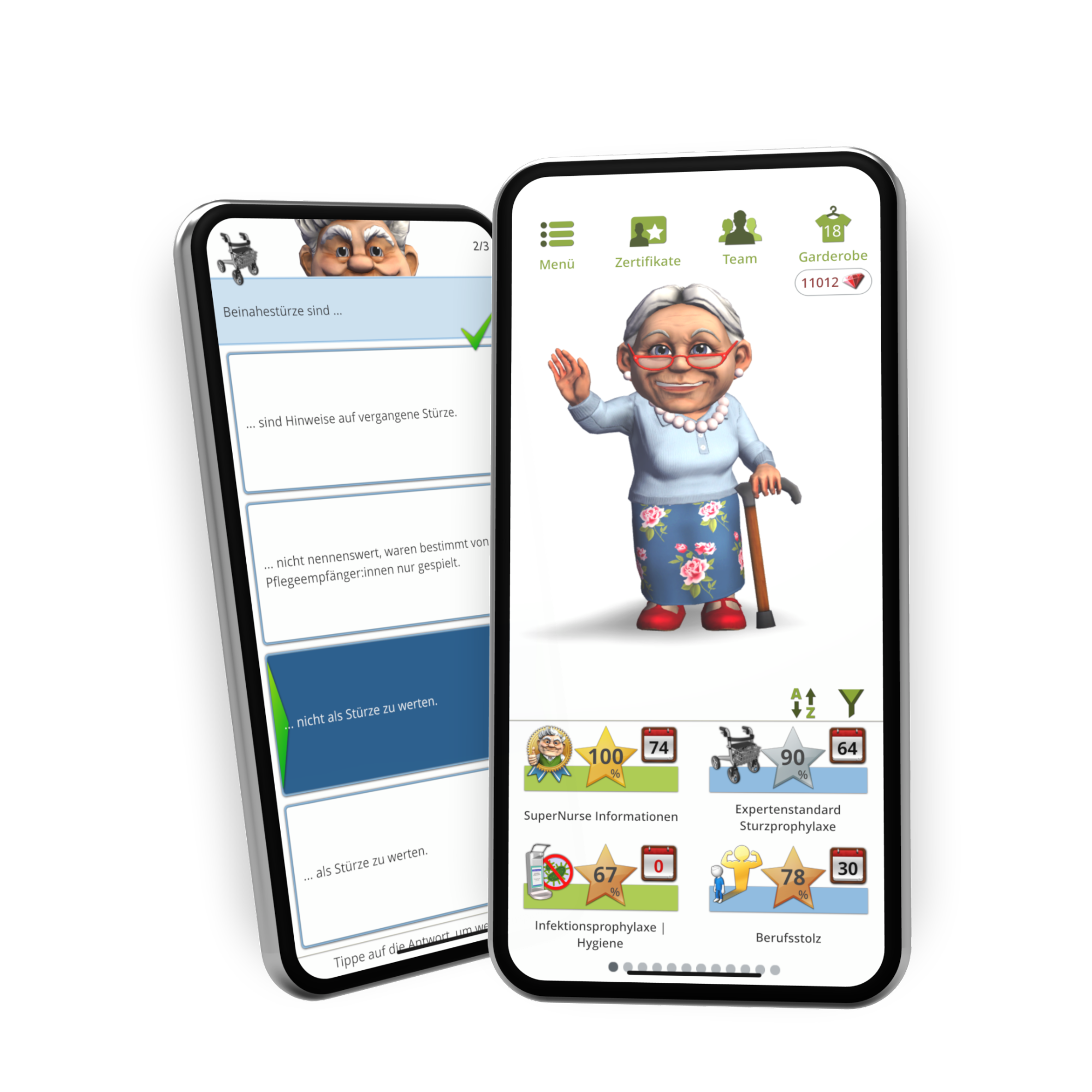 Supernurse – die Quiz-App für Pflegende